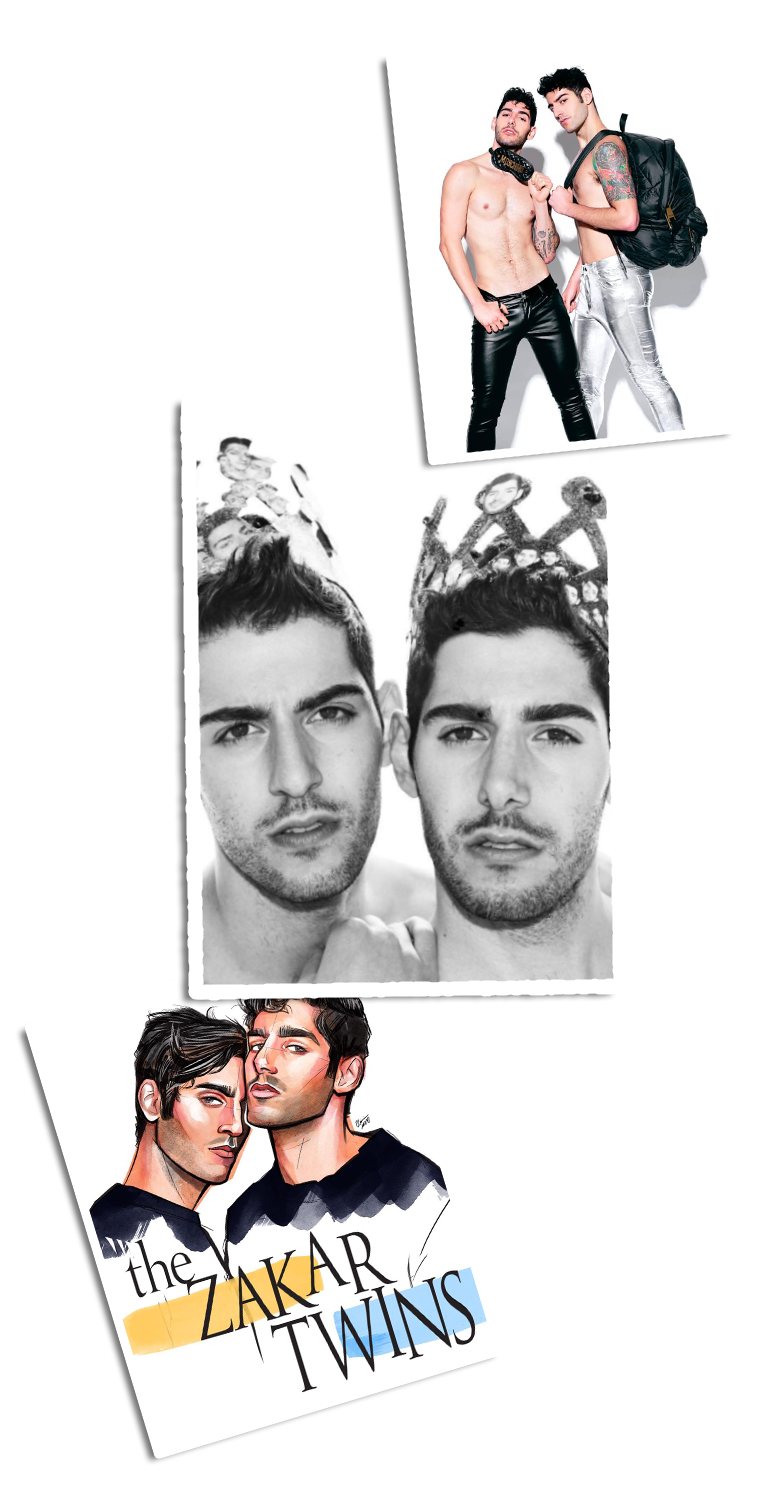 Zakar Twins – Vertical Photo Collage